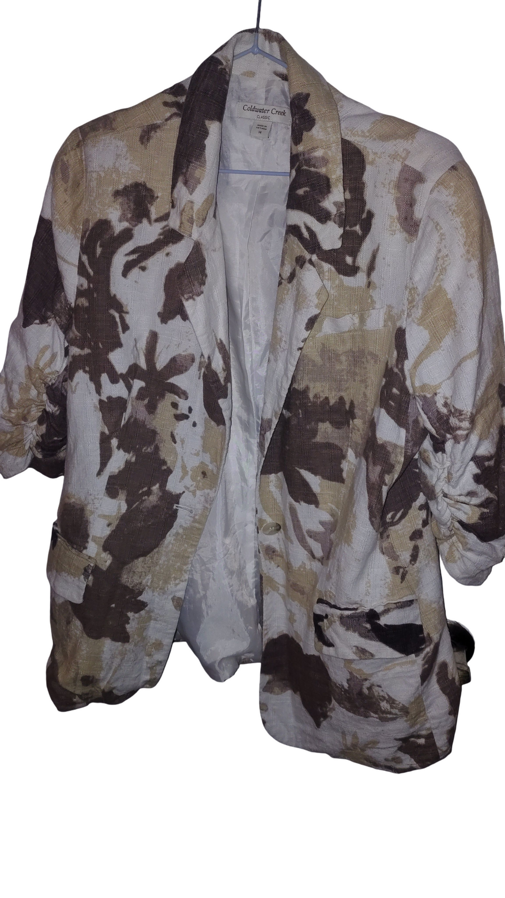 Blazer talla 14, classic Coldwater creek