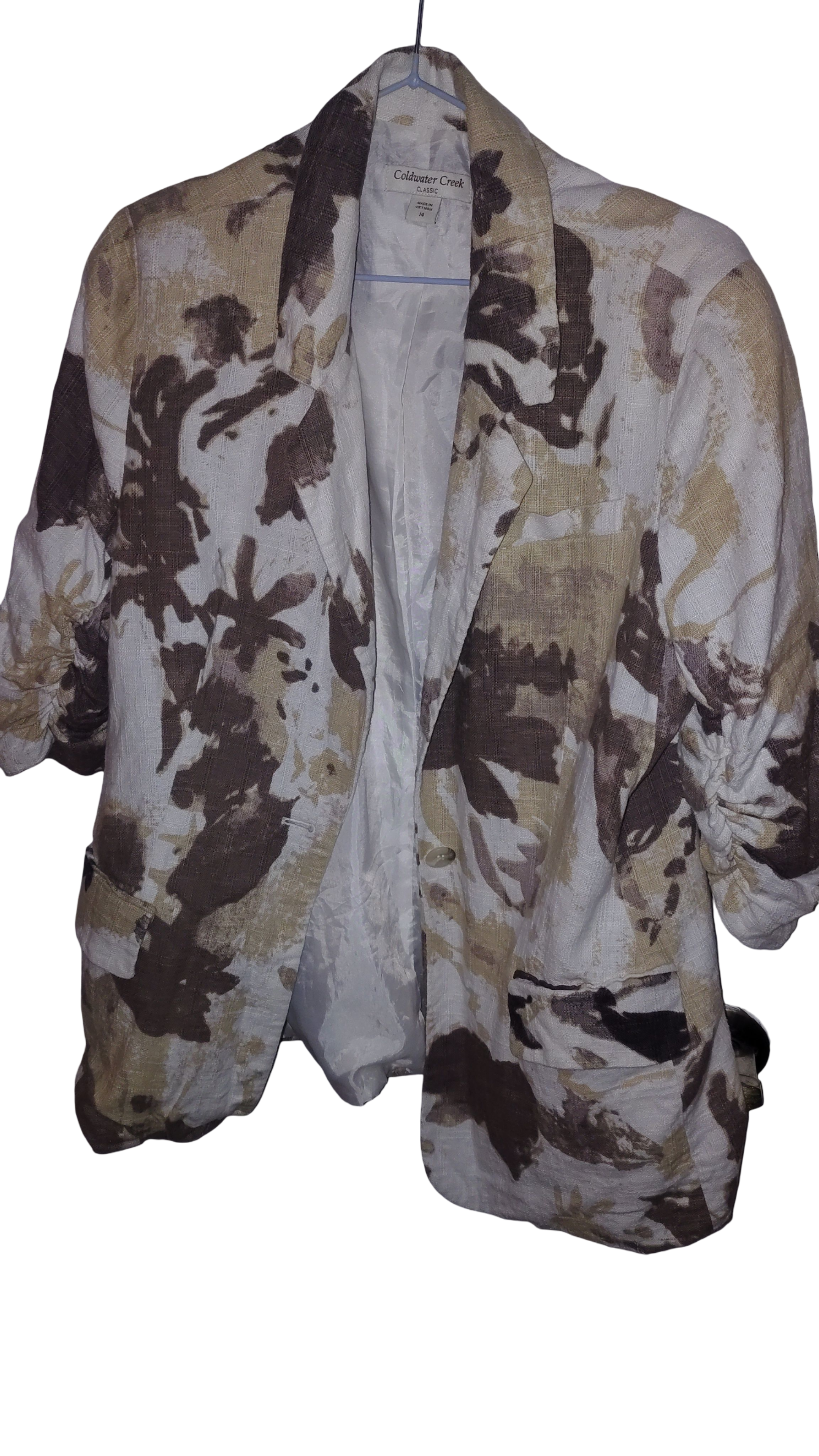 Blazer talla 14, classic Coldwater creek