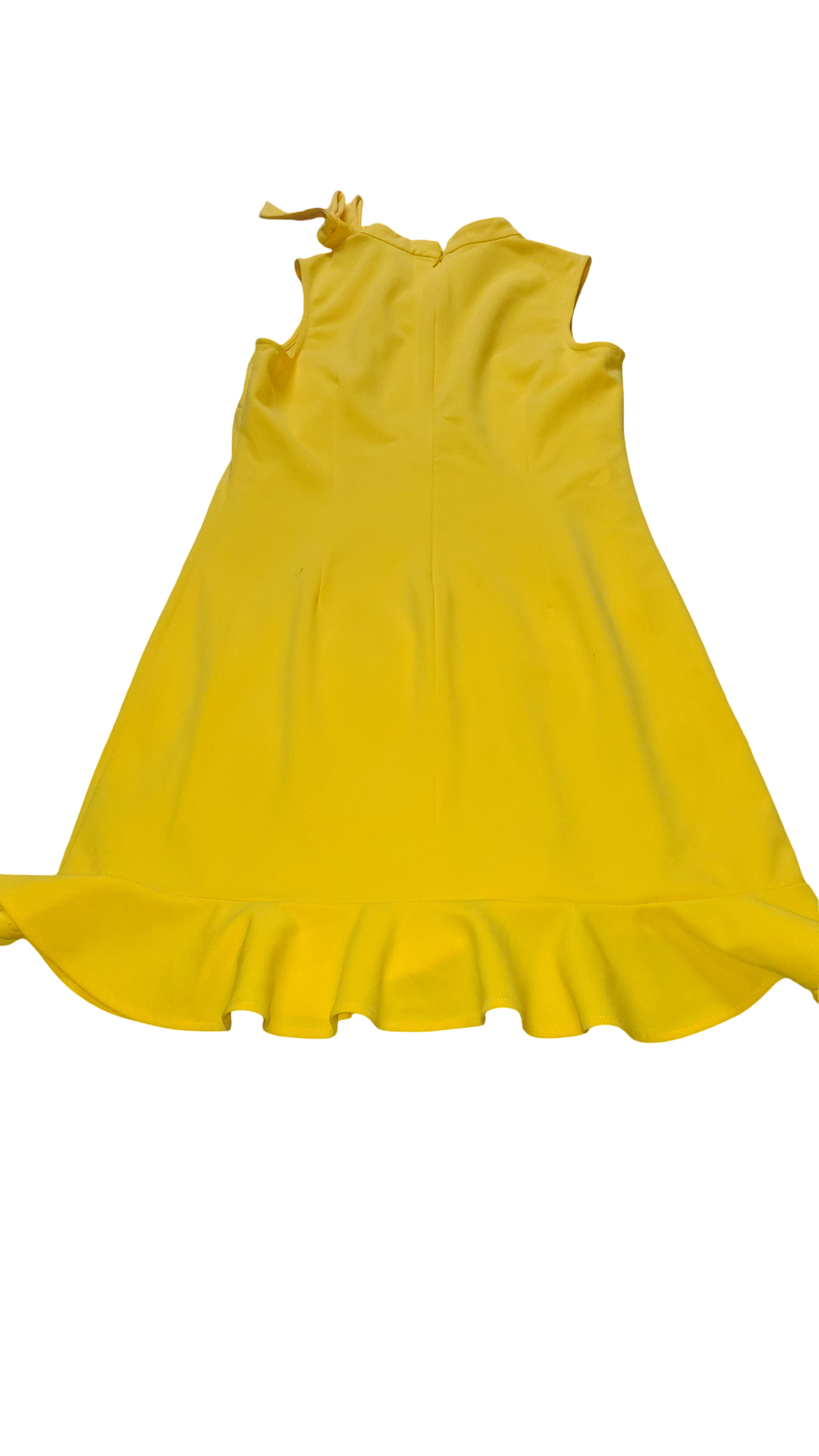 Vestido dama color amarillo, talla 8